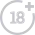 18+ logotipas