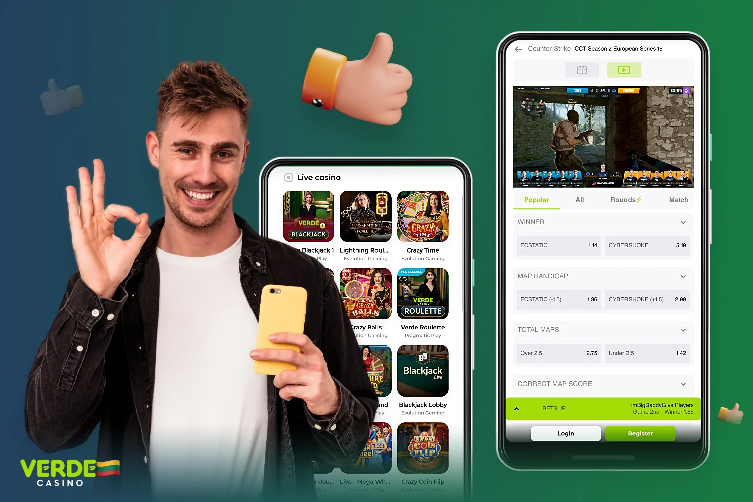 Benefits for Verde Casino players