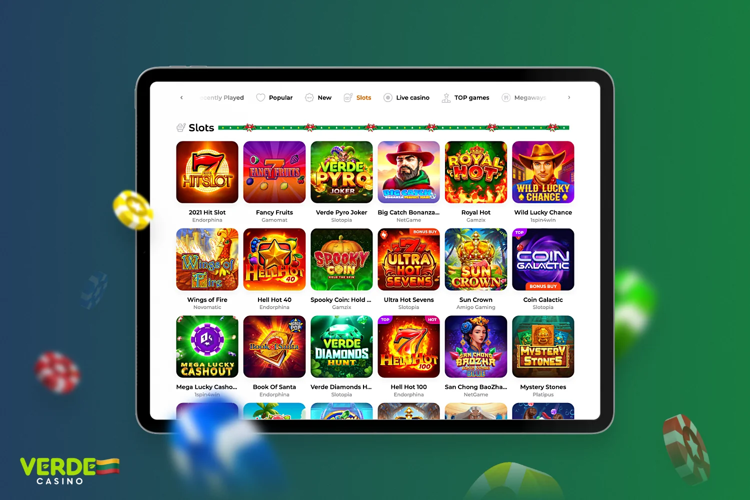 Slots at Verde Casino